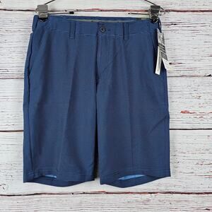 🔴 Ben Hogan Golf Short Men 30 Blue Performance Stretch Waistband
